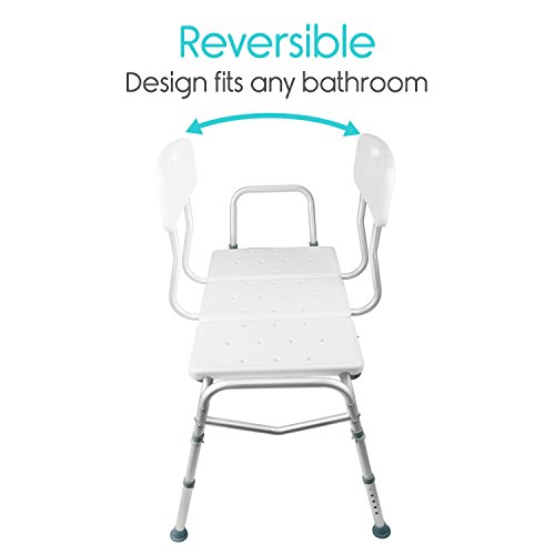 Vive Bariatric Tub Transfer Bench - Heavy Duty Bath Shower Assist - Handicap ...