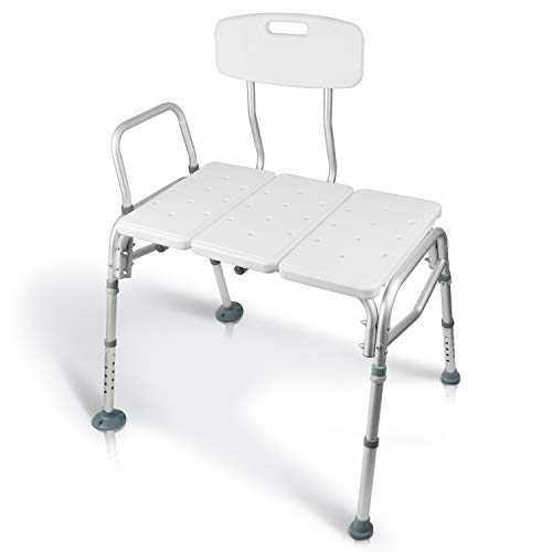 Vive Bariatric Tub Transfer Bench - Heavy Duty Bath Shower Assist - Handicap ...