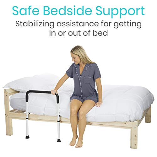 Vive Bed Assist Rail - Adult Bedside Standing Bar for Seniors, Elderly, Handi...