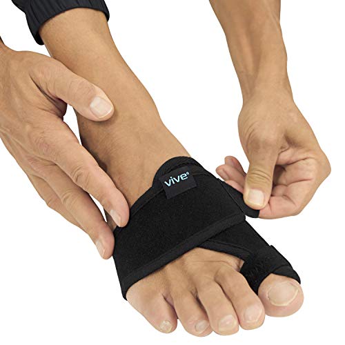 Vive Bunion Brace (Pair) - Big Toe Corrector Straightener with Splint - Hallu...