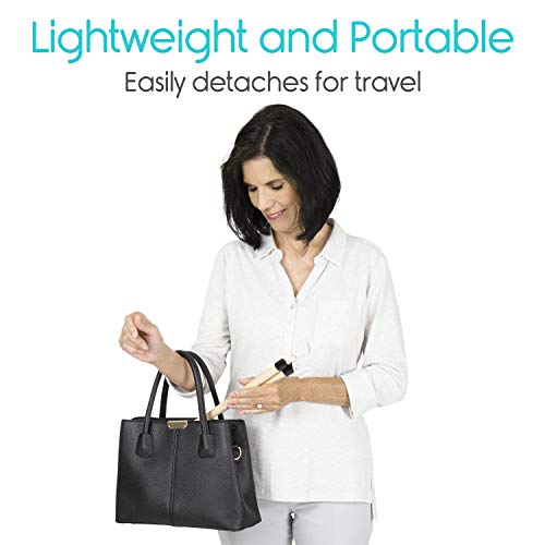 Vive Dressing Stick with Zipper Puller (27 Inch) - Sock Remover Tool - Indepe...