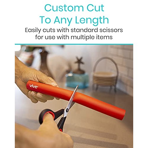 Vive Foam Tubing (9 Pack) - Utensil Padding Grips - Spoon, Fork Round Hollow ...