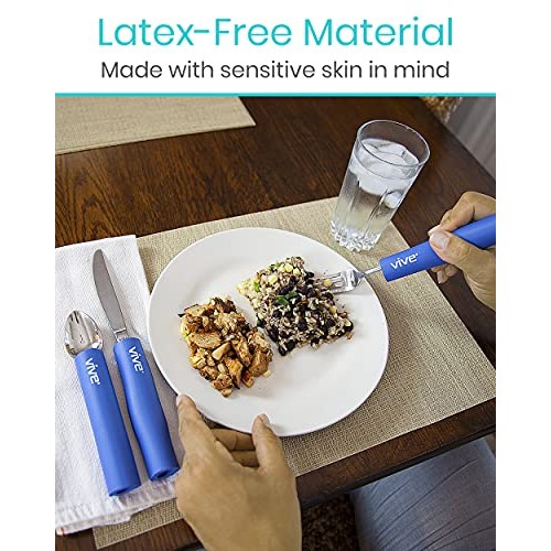 Vive Foam Tubing (9 Pack) - Utensil Padding Grips - Spoon, Fork Round Hollow ...