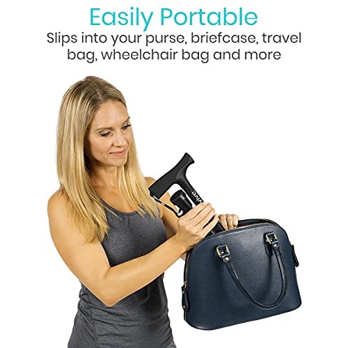 Vive Folding Cane - Foldable Walking Cane for Men, Women - Fold-up, Collapsib...