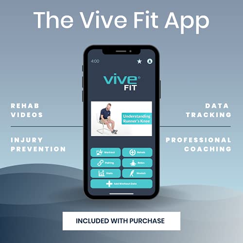 Vive Knee Ice Pack Wrap - Cold / Hot Gel Compression Brace - Heat Support Str...