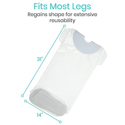 Vive Leg Cast Cover - Waterproof Cast Bag Bandage Protector for Shower, Broke...