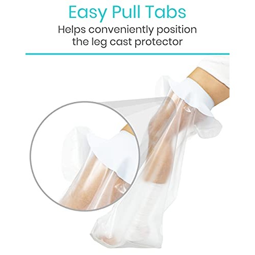 Vive Leg Cast Cover - Waterproof Cast Bag Bandage Protector for Shower, Broke...