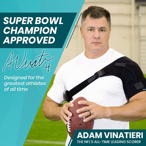 Vive Shoulder Stability Brace - Injury Recovery Compression Support Sleeve - ...