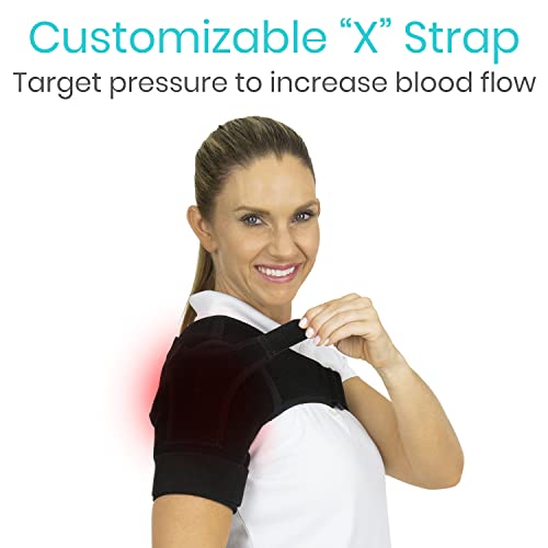 Vive Shoulder Stability Brace - Injury Recovery Compression Support Sleeve - ...