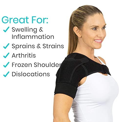 Vive Shoulder Stability Brace - Injury Recovery Compression Support Sleeve - ...