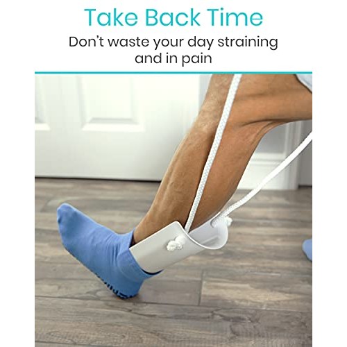 Vive Sock Aid - Easy On and Off Stocking Slider - Donner Pulling Assist Devic...