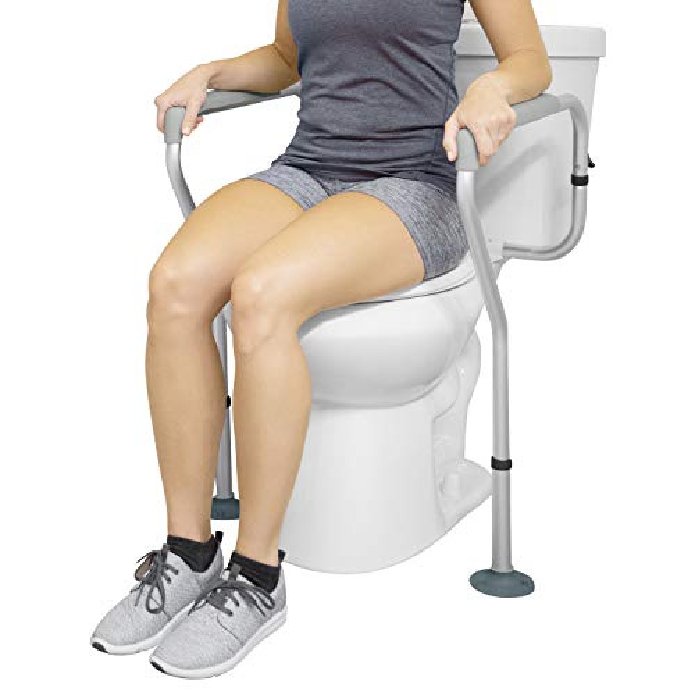 Medical Railing Vive Toilet Rail - Bathroom Safety Frame - Medical Railing Helper for ...