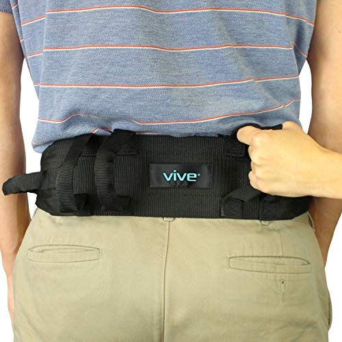 Vive Transfer Belt with Handles - Medical Nursing Safety Gait Patient Assist ...
