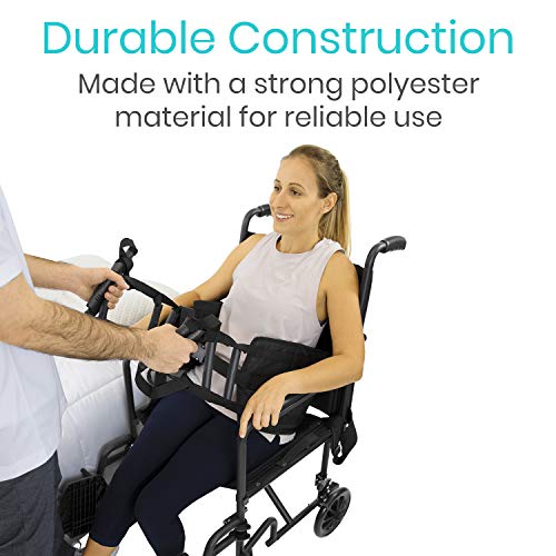 Vive Transfer Sling - Padded Assist Gait Belt - Heavy Duty Patient Lift with ...