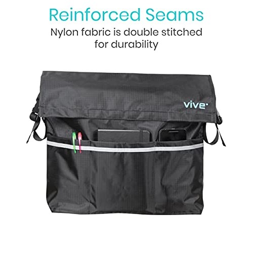 Vive Wheelchair Bag - Electric Wheel Chair Accessories Pouch for Adults, Seni...