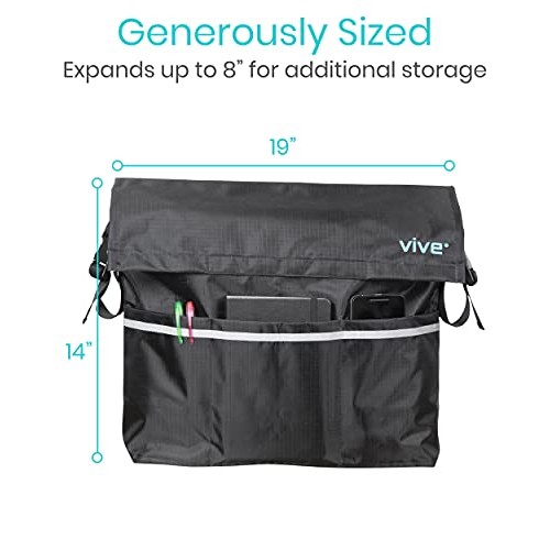 Vive Wheelchair Bag - Electric Wheel Chair Accessories Pouch for Adults, Seni...