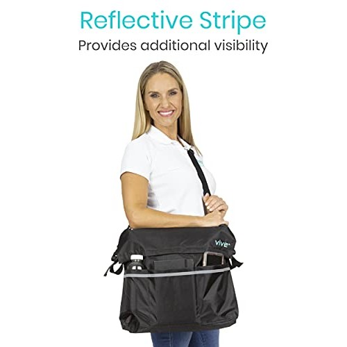 Vive Wheelchair Bag - Electric Wheel Chair Accessories Pouch for Adults, Seni...
