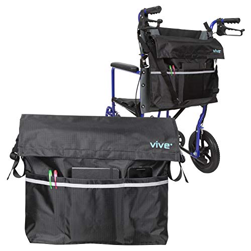 Vive Wheelchair Bag - Electric Wheel Chair Accessories Pouch for Adults, Seni...