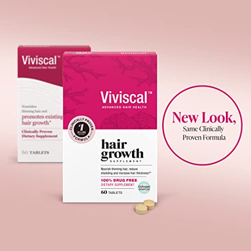Viviscal Hair Growth Supplements for Women to Grow Thicker, Fuller Hair, Clin...