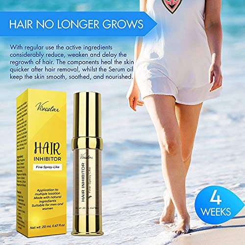Hair Inhibitor, Painless Hair Growth Stop Spray, Hair Removal Spray, Non-Irri...