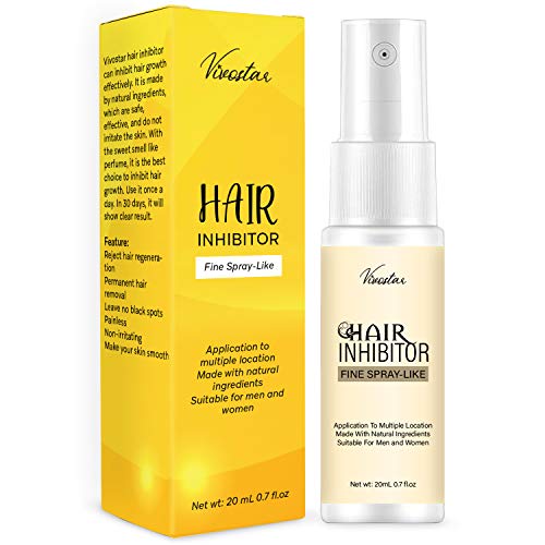 Hair Inhibitor, Painless Hair Regrowth Inhibitor Spray, Apply after Hair Remo...