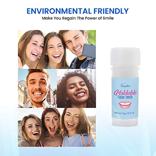 Teeth Repair Kit, Temporary Teeth replacement kit, Moldable False Teeth, Ther...