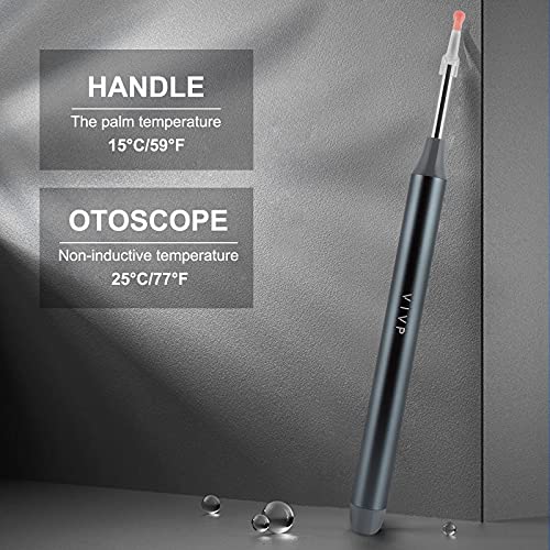 VIVP Ear Wax Removal with Camera, Wireless Otoscope with 6 LED Light, 1080P F...