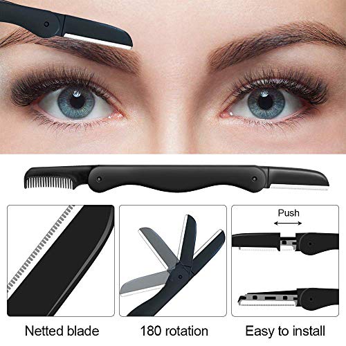 7 in 1 Eyebrow Grooming Kit for Women Eyebrow Scissors Eyebrow Brush Set Brow...