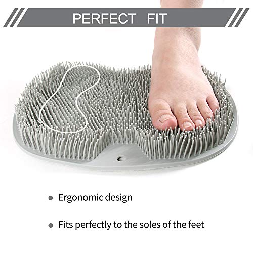 Shower Foot Scrubber Massager Mat Cleaner Improve Circulation Reduce Feet Pai...