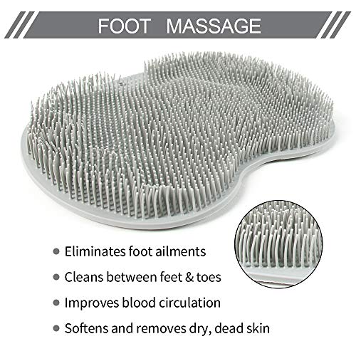 Shower Foot Scrubber Massager Mat Cleaner Improve Circulation Reduce Feet Pai...