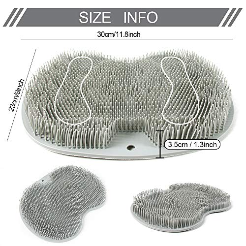 Shower Foot Scrubber Massager Mat Cleaner Improve Circulation Reduce Feet Pai...