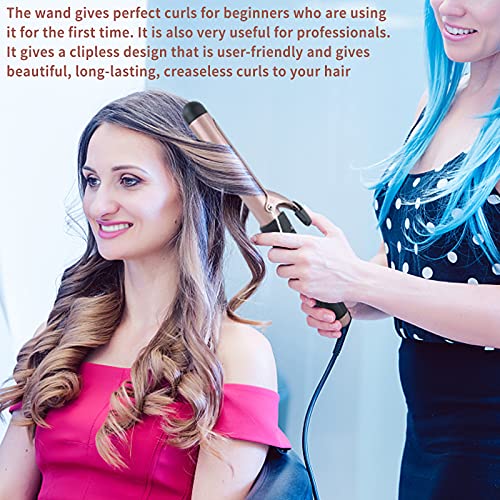 6 in 1 Curling Iron Set, Curling Wand Set Interchangeable Ceramic Barrels, Ha...
