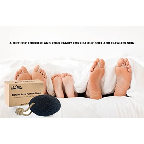 Foot Pumice Stone by VNI Stone - Natural Earth Lava Pumice Stone for Feet cal...