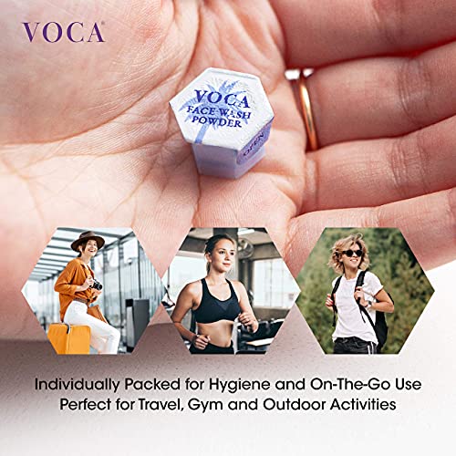 VOCA Face Wash Powder - Enzyme Powder Cleanser for Removing Makeup, Sunscreen...