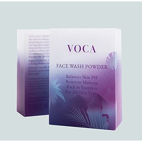 VOCA Face Wash Powder - Enzyme Powder Cleanser for Removing Makeup, Sunscreen...