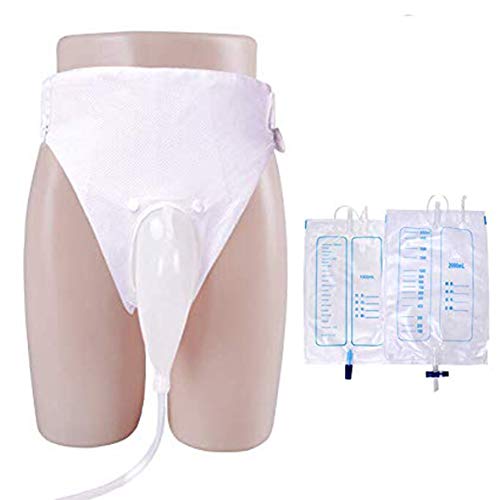 VOCA Urinary Drainage Bag System for Male Wearable Urine Bag High Flexibility...