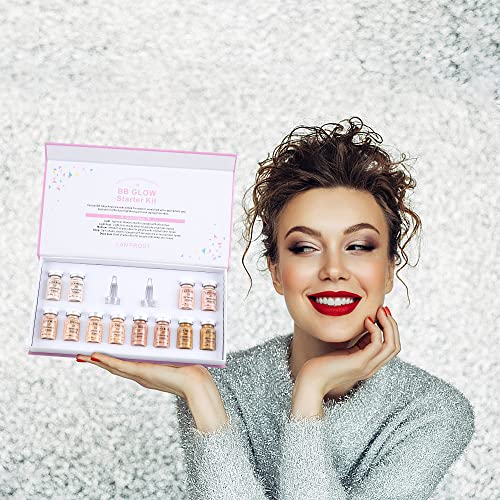 BB Glow Booster Starter kit, Ampoule Serum BB Glow Kit, 24 Vials with Microne...