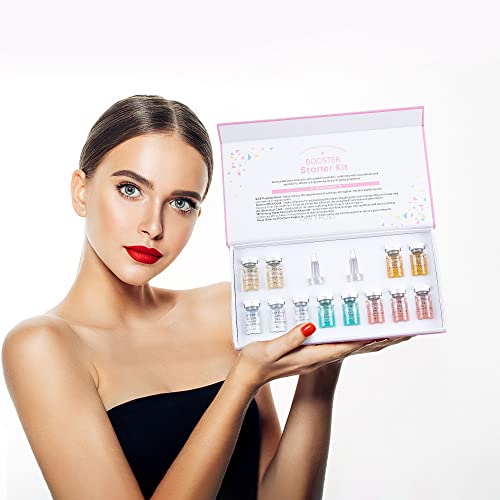 BB Glow Booster Starter kit, Ampoule Serum BB Glow Kit, 24 Vials with Microne...