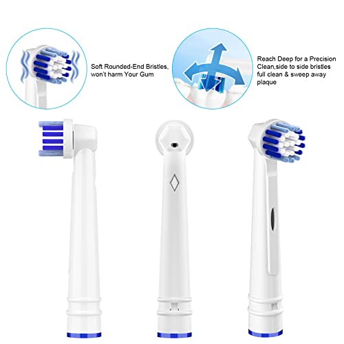 Replacement Toothbrush Heads Compatible with Oral B Braun,4 Pack Professional...