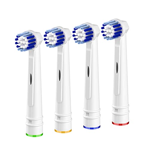 Replacement Toothbrush Heads Compatible with Oral B Braun,4 Pack Professional...