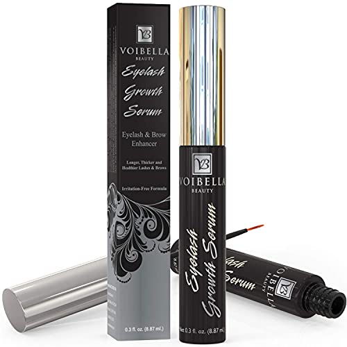 Voibella Eyelash Growth Serum and Eyebrow Enhancer 8.87ML - Best Natural Eye ...