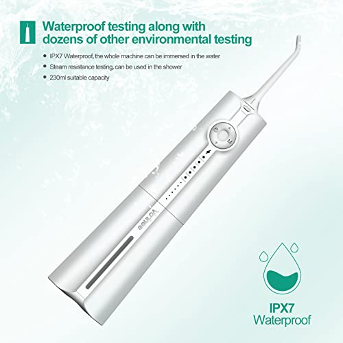 Voinee Water Flosser Portable Oral Irrigator with 5 Modes 6 Levels Water Dent...