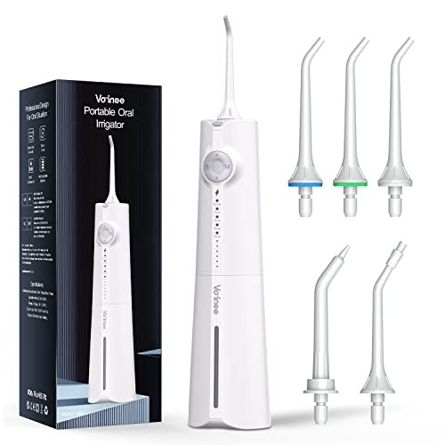 Voinee Water Flosser Portable Oral Irrigator with 5 Modes 6 Levels Water Dent...