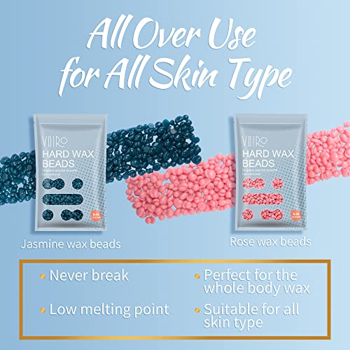 Waxing Kit - VOIRO Updated Digital Wax Warmer Kit for Hair Removal - Hard Wax...