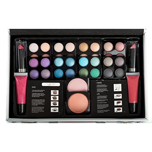 Vokai Makeup Kit Gift Set - 51 Piece - 32 Eye Shadows, 2 Blushes, 2 Lip Gloss...