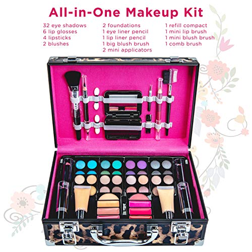 Vokai Makeup Kit Gift Set – 79 Piece - 32 Eye Shadows, 2 Blushes, 2 Lip Gloss...