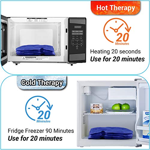 Microwavable Heated Mittens, Hot and Cold Hand Therapy Gloves, Heat Arthritis...