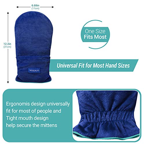 Microwavable Heated Mittens, Hot and Cold Hand Therapy Gloves, Heat Arthritis...