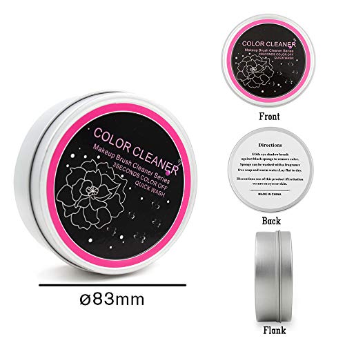 Color Removal Sponge Dry Makeup Brush Quick Cleaner Sponge Removes Shadow Col...
