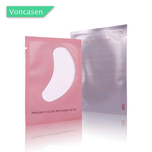 100 Pairs Set Gel pads for eyelash extensions, Comfy and Cool Under Eye Pads ...